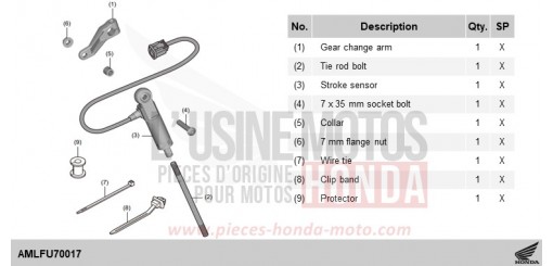 KIT,QUICK SHIFTER NT1100DES de 2025